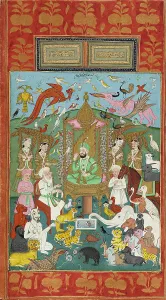 Solomon Prints: Solomon Enthroned as the King of the Three Worlds