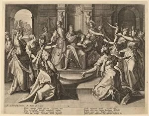 Solomon Led to Idolatry by His Wives, 1589. Creator: Raphael Sadeler