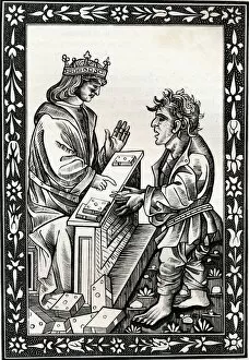 Solomon Collection: Solomon and Marcoul, 15th century, (1849). Creator: Unknown