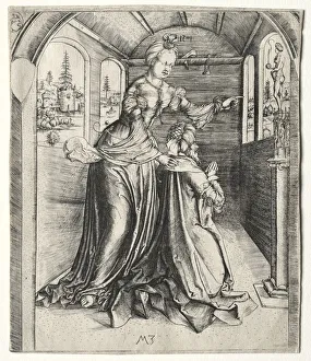 Early 16th Century Prints: Solomon Worshipping Idols, 1501. Creator: Master MZ (German)