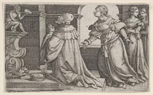 Jews Gallery: Solomon Worshipping Idols. Creator: Georg Pencz