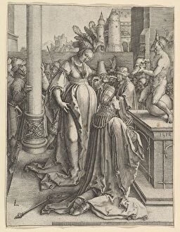 Solomon Collection: Solomons Idolatry, 1514. Creator: Lucas van Leyden