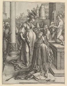Idolatry Prints: Solomons Idolatry, 1514. Creator: Lucas van Leyden