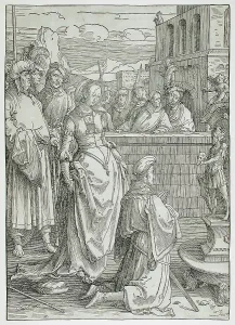 Lucas Jacobsz Prints: Solomon's Idolatry, c1514. Creator: Lucas van Leyden