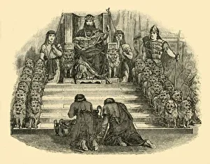 Solomon Collection: Solomons Throne, Restored, 1890. Creator: Unknown