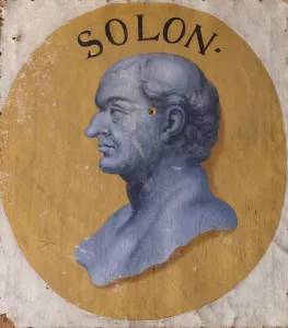 Solon Prints: Solon, c. 1670. Creator: Sandrart, Joachim, von (1606-1688)