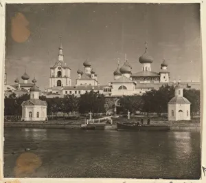 Solovetsky Islands Prints: The Solovetsky Monastery on the Solovetsky Islands in the White Sea, 1915