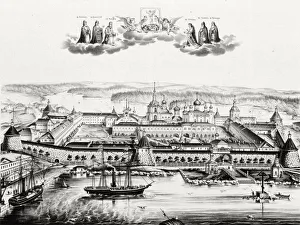 The Solovetsky Transfiguration Monastery on the Solovetsky Islands, 1879