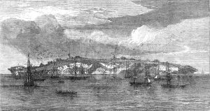 Export Prints: Sombrero, one of the Leeward Islands, in the Caribbean Sea, 1865. Creator: Unknown