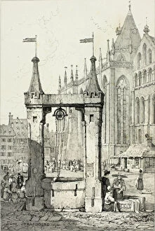 S'Omer, Strasbourg, 1833. Creator: Samuel Prout