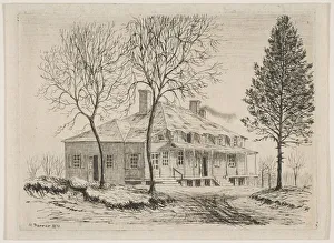 Somerindyck House (from Scenes of Old New York), 1870. Creator: Henry Farrer Somerindyck House (from Scenes of Old New York), 1870. Creator: Henry Farrer