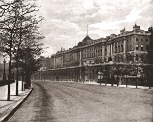 Waterloo Bridge Gallery: Somerset House, London, 1894. Creator: Unknown