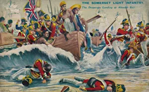 The Somerset Light Infantry. The Desperate Landing at Aboukir Bay, 1801, (1939)