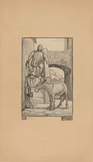 Vedder Elihu Gallery: The Son and the Donkey, 1863. Creator: Elihu Vedder