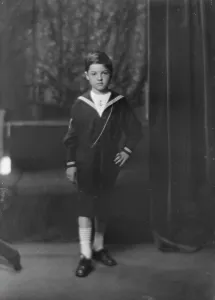 Son of Mrs. Harry Simon, portrait photograph, 1918 May 18. Creator: Arnold Genthe