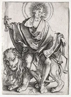 Late 15th Early 16th Century Prints: Son of Righteousness, c. 1500. Creator: Albrecht Dürer (German, 1471-1528)