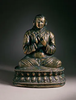Mudra Prints: Sonam Tsemo (1142-1182) (image 1 of 2), 16th century. Creator: Unknown