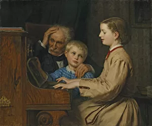 Song of the Homeland, 1874. Artist: Anker, Albert (1831-1910)