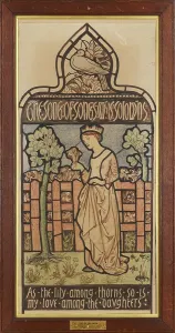 The Song of Solomon - As the Lily among Thorns, 1862-3. Creator: Sir Edward Coley Burne-Jones