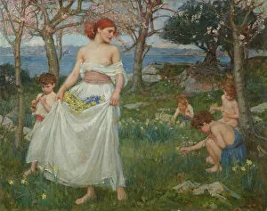 Pre Raphaelite Paintings Gallery: Song of Spring