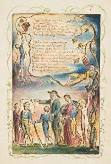 Songs Of Innocence And Of Experience Gallery: Songs of Innocence and of Experience: The Ecchoing Green (second plate), ca. 1825