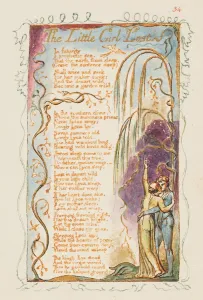 Parents Prints: Songs of Innocence and of Experience: The Little Girl Lost, ca. 1825