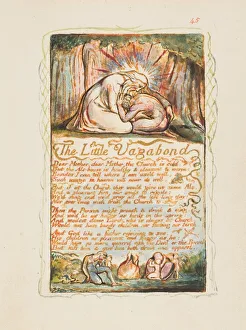 Blake Prints: Songs of Innocence and of Experience: The Little Vagabond, ca. 1825