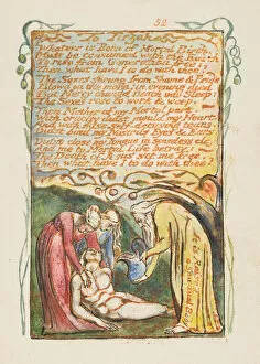 Songs Of Innocence And Of Experience Gallery: Songs of Innocence and of Experience: To Tirzah, ca. 1825. Creator: William Blake