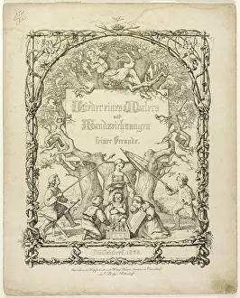 Painters Prints: Songs of the Painters with Etchings, 1838. Creator: Rudolf von Normann