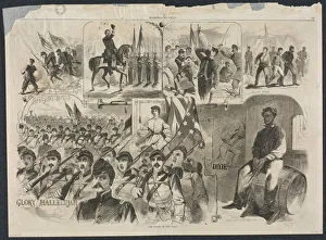 Winslow Homer American Prints: The Songs of the War, 1861. Creator: Winslow Homer (American, 1836-1910)