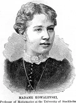 Sexual Equality Prints: Sonia (Sophie) Kowalevski, Russian mathematician, 1888