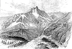 Hohe Tauern Prints: The Sonnblick Mountain, in the Austrian Alps, 10, 154 feet high, 1890. Creator: Unknown