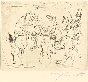 Sonntagsreiter (Sunday Riders), 1920. Creator: Lovis Corinth