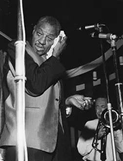 Sonny Boy Williamson, Chris Barber's Blues Band, Marquee, London, 1960s? Creator: Brian Foskett.<br> Sonny Boy Williamson, Chris Barber's Blues Band, Marquee, London, 1960s