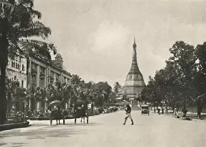 Burmese Collection: Soolay Pagoda Road, Rangoon, 1900. Creator: Unknown