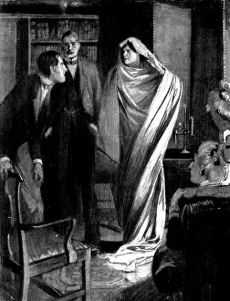 Surprise Prints: The Two Sophias: The figure pushed aside part of the veil and showed a face
