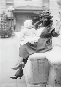 Sitting On Lap Prints: Sophie Braslau, between c1915 and c1920. Creator: Bain News Service