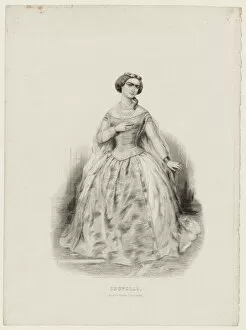 1855 Gallery: Sophie Cruvelli (1826-1907) in Opera Les Vepres siciliennes by Giuseppe Verdi, 1855