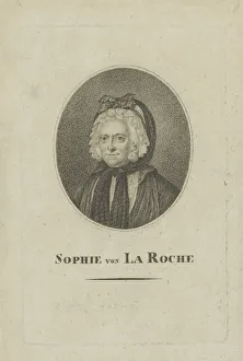 1800 Prints: Sophie von La Roche, nee Gutermann von Gutershofen (1730-1807)