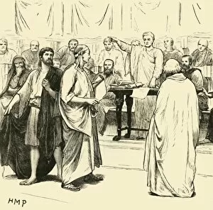 The Sophists Expelled from Rome, 1890. Creator: Unknown