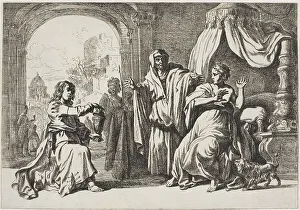 Honour Prints: Sophonisba Receiving the Poisoned Cup, n.d. Creator: Pieter Lastman