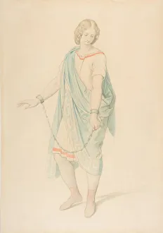 The soprano Karoline Hetzenecker in the role of Sesto in La Clemenza di Tito... ca. 1848