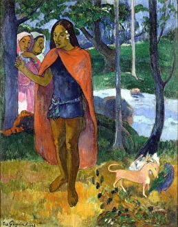Cloisonism Collection: The Sorcerer of Hiva Oa. Artist: Gauguin, Paul Eugene Henri (1848-1903)