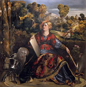 Dossi Prints: The sorceress Melissa. Artist: Dossi, Dosso (ca. 1486-1542)