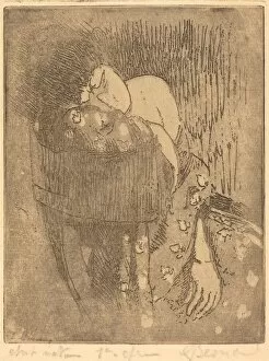 Sadness Gallery: Sorrow (Chagrin), 1919. Creator: Paul Albert Besnard