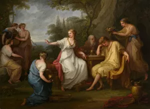 Angelica Kauffmann Gallery: The Sorrow of Telemachus, 1783. Creator: Angelica Kauffman