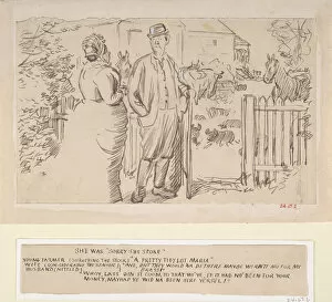 Inheritance Gallery: She was Sorry She Spoke, 1870-1891. Creator: Charles Samuel Keene