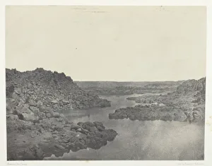 Maxime Du Camp Gallery: Sortie de la Premiere Cataracte, Haute-Egypte, 1849 / 51, printed 1852