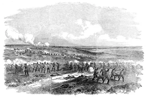Stretcher Prints: Sortie of the Russians from Sebastopol, October 26, 1854. Creator: Unknown
