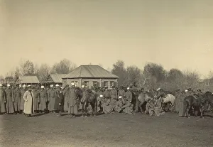 Squadron Prints: Sotnia (Cossack Cavalry Squadron) Camp in the Frontier Village of Kenderlyksk